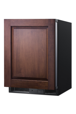 Summit ALFZ53IF 3.7 Cu. Ft. Black Exterior Custom Front Reach-In Undercounter All-Freezer - 115 Volts