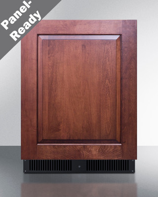 Summit ALFZ53IF 3.7 Cu. Ft. Black Exterior Custom Front Reach-In Undercounter All-Freezer - 115 Volts