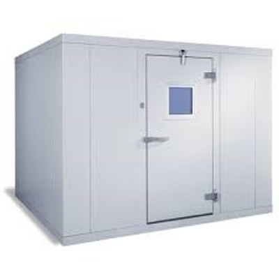 Dade Engineering FI-6107.7-SC 92.4&quot; H x 72&quot; W x 120&quot; D Self-Contained Indoor Walk-In Freezer With Floor - 208/230 Volts