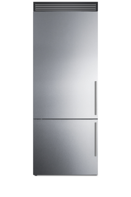 Summit FFBF279SSXIMH72LHD 14.6 Cu.Ft. Full Size Bottom Freezer Refrigerator - 115 Volts