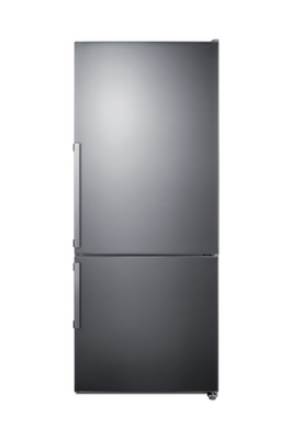 Summit FFBF283SS 14 Cu.Ft. Full Size Bottom Freezer Refrigerator - 115 Volts