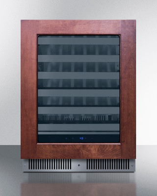 Summit SDHW2442PNR 1.8 Cu. Ft. Freestanding Undercounter Wine Cellar with Panel-Ready Door - 115 Volts