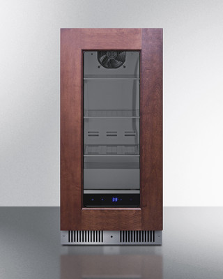 Summit SDHG1533PNR 1.9 Cu. Ft. Black Hinged Door Undercounter Beverage Center - 115 Volts