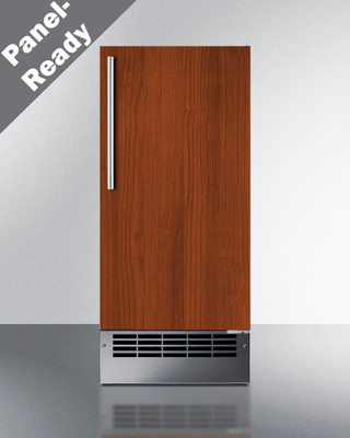 Summit BIM26H34IF 25 Lbs. Stainless Steel Drain-Free Design Undercounter Icemaker - 115 Volts
