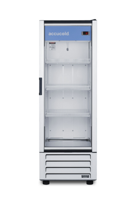 Summit SCR801G 7.56 Cu. Ft. White Glass Door Frost-Free Beverage Refrigerator - 115 Volts