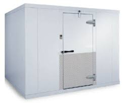 Dade Engineering FI-667.7-SC 92.4&quot; H x 72&quot; W x 72&quot; D Self-Contained Indoor Walk-In Freezer With Floor - 208/230 Volts
