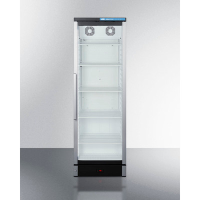 Summit SCR1301 12.4 Cu. Ft. White Slim Reach-In Beverage Merchandiser - 115 Volts