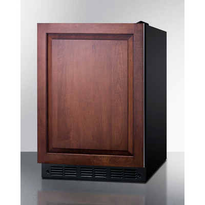 Summit CT66BK2SSIFADA 4.9 Cu.Ft Black Refrigerator-Freezer - 115 Volts