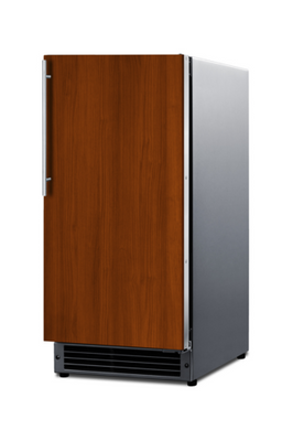 Summit BIM26H32IF 25 Lbs. Stainless Steel Drain-Free Design Undercounter Icemaker - 115 Volts