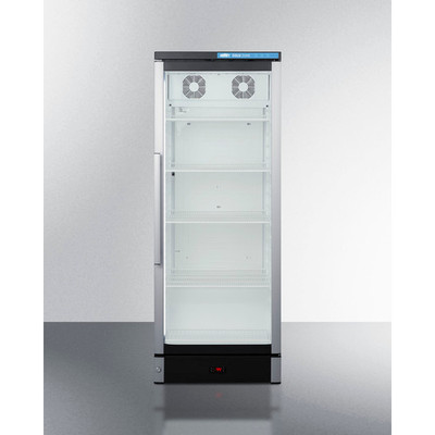 Summit SCR1154 9.9 Cu. Ft. White Slim Reach-In Beverage Merchandiser - 115 Volts