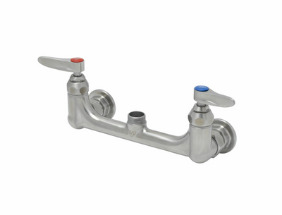 T&S Brass S-0230-LN 8” Stainless Steel Wall Mount EverSteel Faucet