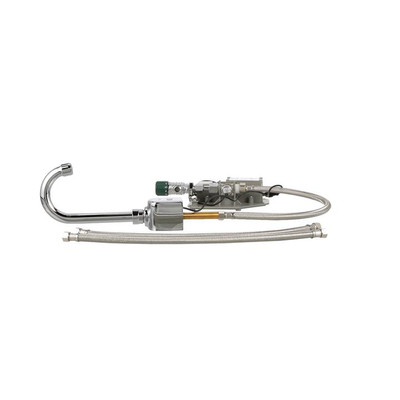 Component Hardware KE19-4000-SC1 3" Chrome Swivel Gooseneck Spout Deck Mount 0.5 GPM Encore Intelli-Flo Electronic Faucet