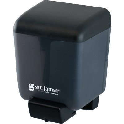 San Jamar SN30TBK 30 Oz. Black Pearl Wall Mounted Classic Manual Soap Dispenser