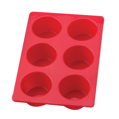 Harold Import 43629 2.5 Oz. Silicone Mrs. Anderson's Baking Silicone Muffin Pan