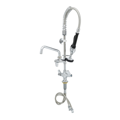 T&amp;S Brass 5MPH-2SLN-08 Single Hole 1.15 GPM Spray Valve Deck Mount Pre-Rinse Unit