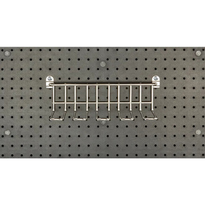 Cambro EWSACC3000 11.75" x 4.75" x 3.75" Stainless Steel Small Camshelving Elevation Series Wall Shelving Utensil Holder