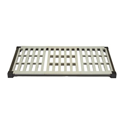 Cambro EWSSK2148V580 21" x 48" Brushed Graphite Camshelving Elevation Series Wall Shelving Shelf Kit