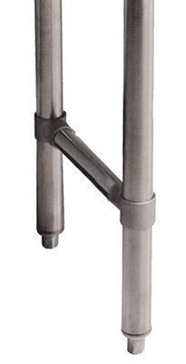 Advance Tabco SU-12A Replacement 13"H Stainless Steel H-Legs for Prestige Series Underbar Units