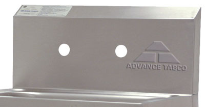 Advance Tabco K-70 8" OC Faucet Holes