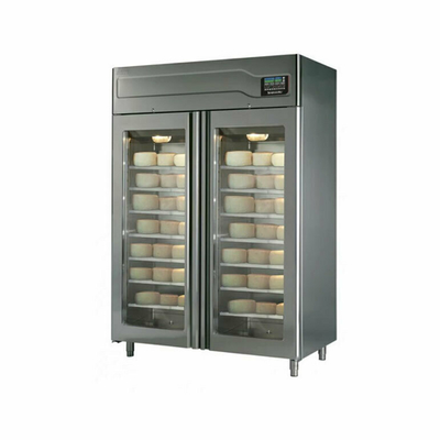 Omcan USA 45519 440 Lbs. Stainless Steel Reach-In Affinacheese Cheese Drying Cabinet - 220 Volts