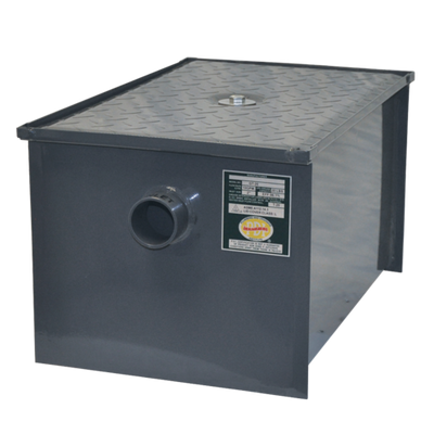 John Boos GT-100 100 Lbs. Carbon Steel Grease Interceptor