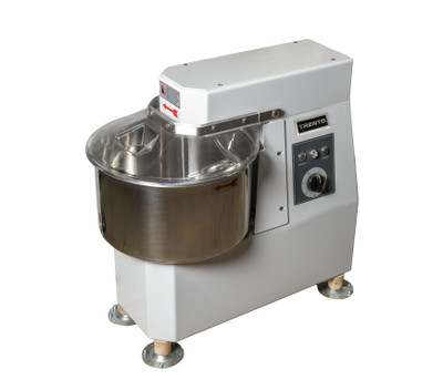 Omcan USA 47417 46 Lbs. Stainless Steel Fixed Froged Tool Spiral Mixer - 120 Volts 1 HP