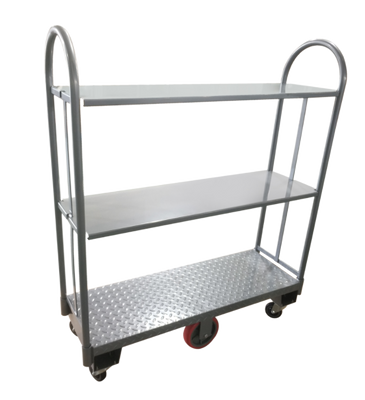 Omcan USA 44680 16" D x 51" W 4 Casters Steel Utility Cart