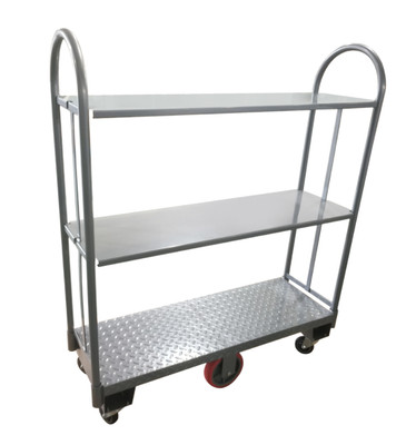 Omcan USA 44680 16" D x 51" W 4 Casters Steel Utility Cart