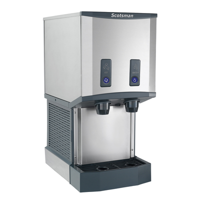Scotsman HID312ABX-1 Meridian 260 Lbs. Stainless Steel Air-Cooled Nugget Ice and Water Dispenser - 115 Volts