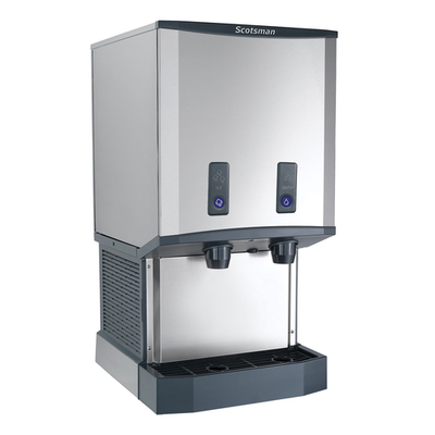 Scotsman HID540ABX-1 Meridian 500 Lbs. Stainless Steel Air-Cooled Nugget Ice and Water Dispenser - 115 Volts