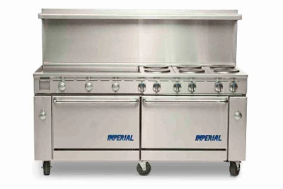 Imperial IR-G60T-E-CC 60" Electric Pro Series Restaurant Range - 208 Volts