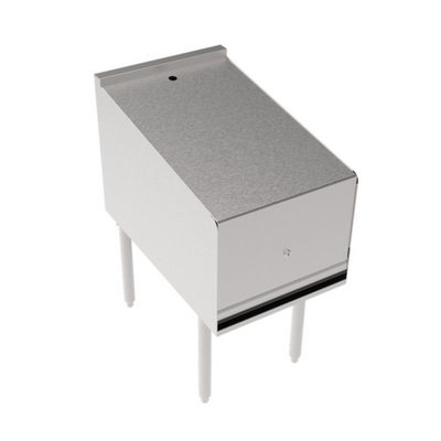 Krowne KR29-18RD-LC 18" W Freestanding Royal Series Underbar Liquor Bottle Display Unit with Removable Locking Cover