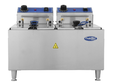 Atosa ACEF-32 21.69" W Stainless Steel Countertop Electric Fryer - 240 Volts