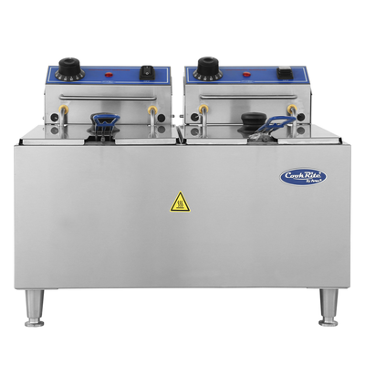 Atosa ACEF-32 21.69" W Stainless Steel Countertop Electric Fryer - 240 Volts
