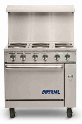 Imperial IR-G48T-E-C-XB 48" Electric Pro Series Restaurant Range - 208 Volts