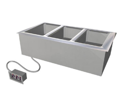 Duke SHW1-SB 18.25" W Stainless Steel Insulated Electric Hot Food Drop-In Unit - 240 Volts