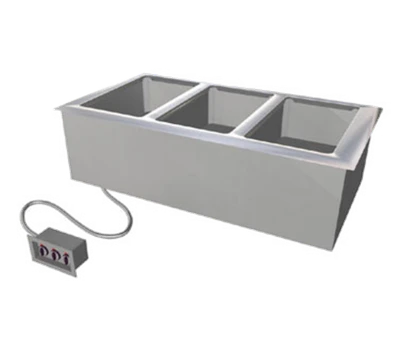 Duke SHW1-SB 18.25" W Stainless Steel Insulated Electric Hot Food Drop-In Unit - 240 Volts