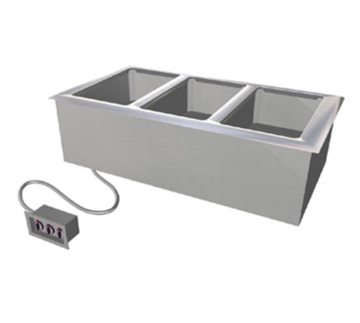 Duke SHW1-SB 18.25" W Stainless Steel Insulated Electric Hot Food Drop-In Unit - 240 Volts