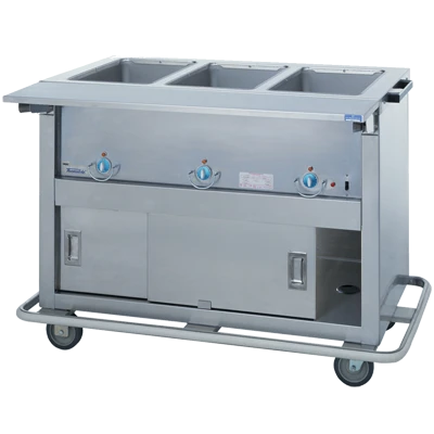 Duke EP-6-CBSS Thurmaduke Steamtable Portable 88"W X 25-1/2"D X 36"H 16Ga Stainless Steel Top