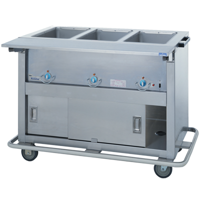Duke EP-6-CBSS Thurmaduke Steamtable Portable 88"W X 25-1/2"D X 36"H 16Ga Stainless Steel Top