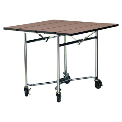 Lakeside 74416S Space-Saver Series Square Room Service Table