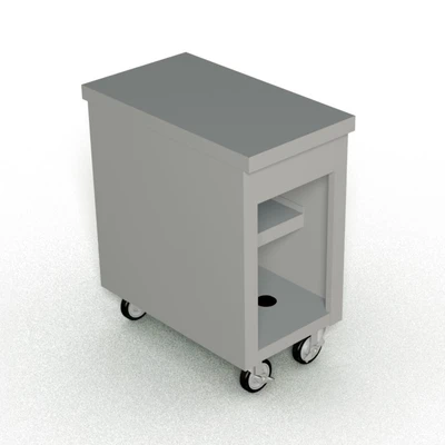 Duke TST-18SS 58-3/8" Aerohot Steamtable Portable Solid Top Unit