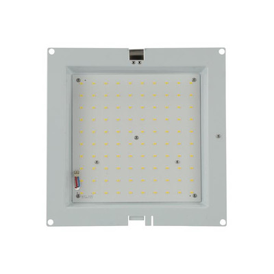 Component Hardware LED-L87-1030N 12" Square Retrofit Kit Flame Gard LED Exhaust Hood Strip Natural White Light Fixture - 100-277 Volts