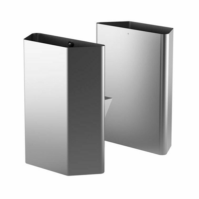 Zummo 1408043 4.8 Gal. 2 Bins Z14 Nature Stainless Steel Bins