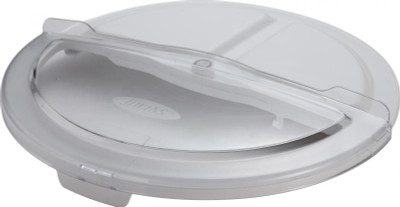 Omcan USA 80581 White Plastic Round Rotating Lid for 32 Gallon Container #80584