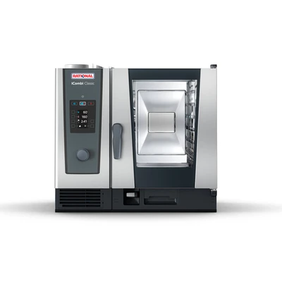 RATIONAL iCombi Classic 6-Half Size Pans Liquid Propane Combi Oven - 120 Volts, 1 Phase