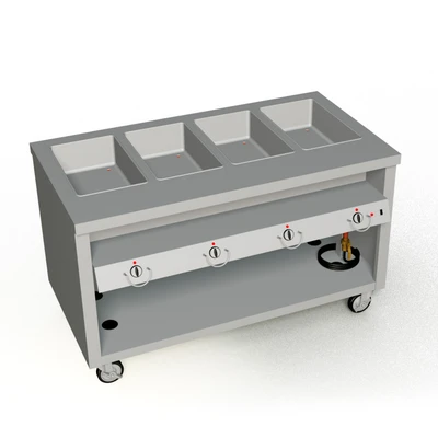 Duke TEHF-60SS Thurmaduke Hot Food Unit Mobile Electric 60"W X 32"D X 36"H