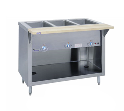 Duke E-6-CBPG Thurmaduke Steamtable Unit Electric 88"W X 25-1/2"D X 36"H 16Ga Stainless Steel Top