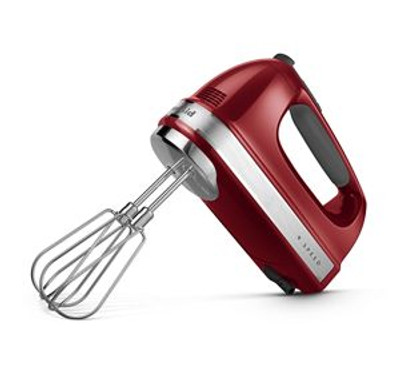 KitchenAid KHM926ER 9-Speed Empire Red Hand Mixer - 120 Volts