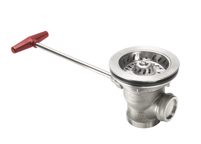 Krowne 22-850 Stainless Steel 3.5&quot; Sink Opening Rotary Waste Drain